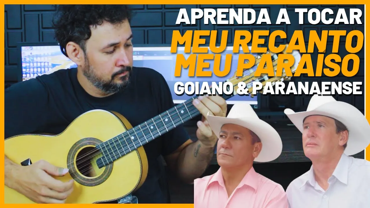 MEU RECANTO MEU PARAISO - Goiano & Paranaense | Viola Caipira | Aula Completa | Como Tocar | PDF