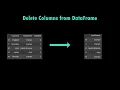 Delete Columns in DataFrame Pandas