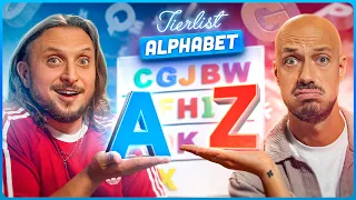 Tierlist des lettres de l’alphabet (désolé à tous les H qui nous regardent)