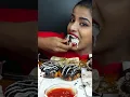 ASMR Eating Chocolate Truffle Cake,Donut,Strawberry Vanilla Ice Cream Cake ASMR Eating Mukbang Video