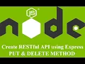 Build simple REST API with Node js Express Method Postman URDU HINDI Part 3