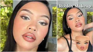 I tried Roblox Makeup 🤖