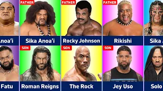WWE Anoa i Family Father and Son Wrestlers