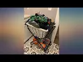 Artesa Verona Collapsible Metal Laundry Cart with Removable Basket Canvas Bag review