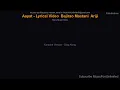 Aayat - Lyrical Video | Bajirao Mastani | Arijit Singh | Ranveer, Deepika | Sanjay Leela Bhansali —