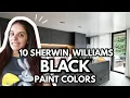 10 BEST Sherwin Williams BLACK Paint Colors