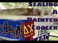 HOW TO SEAL A COOLER Fraternity Cooler Final Product and Review - Environtex Lite