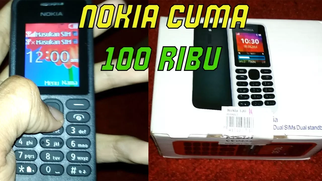 Unboxing Nokia 105 Dual sim. cuma 200rb kang. 