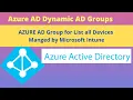 Azure AD Dynamic Group create All Devices Managed by a MDM