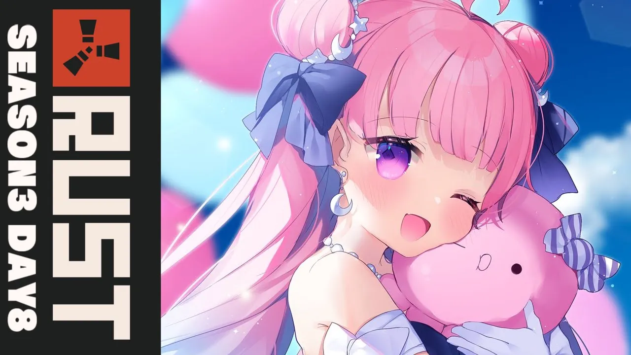 【 Rust 】スキンいっぱい買ったからデコレーションしていくのら? #ホロ鯖RUST【姫森ルーナ/ホロライブ】