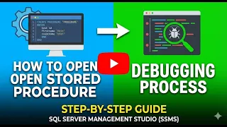 MS SQL Server for beginners in telugu How to Open Debug Stored Procedures Step by step Guide