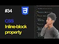 CSS Inline-block property Beginners in-depth guide to CSS Part 34 With Notes