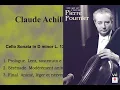 Debussy Cello Sonata(Pierre Fournier 1960)