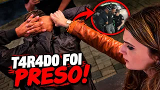 PRENDI HOMEM SE M*STURB*NDO NA RUA!