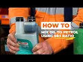 How to Correctly Mix Oil and Petrol for 2 Stroke Engines 50 1 Ratio Minute with Marty