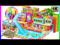 My Summer Holiday 155 Days Building 1M Dollars Water Slide Park into Underground Swimming Pool House