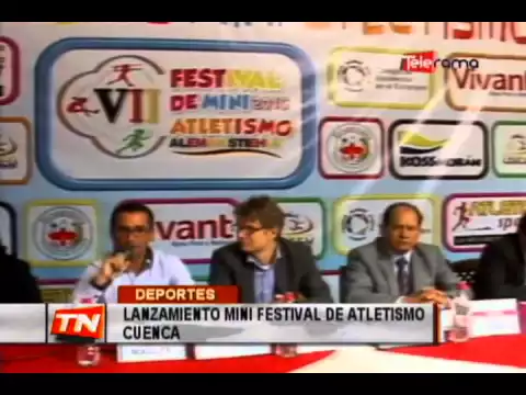 Lanzamiento mini festival de atletismo