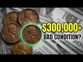 Top 5 Bad Condition Wheat Pennies Worth Over 300 000