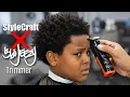 HAIRCUT TUTORIAL STYLECRAFT X 360JEEZY TRIMMER BURST TAPER CURL SPONGE