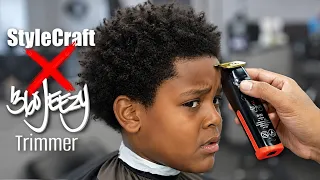 HAIRCUT TUTORIAL: STYLECRAFT X 360JEEZY TRIMMER | BURST TAPER CURL SPONGE