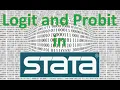 The very basics of Logit and Probit models in Stata
