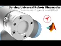 Solving Universal Robots Kinematics Simulation with CoppeliaSim and MATLAB