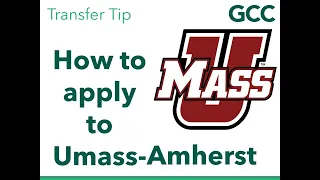 How to Apply to Umass-Amherst