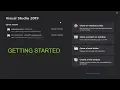 Visual Studio 2019 Getting Started