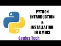 Part 1 Python Installation and introduction Python turtle graphic designing Genius Tech