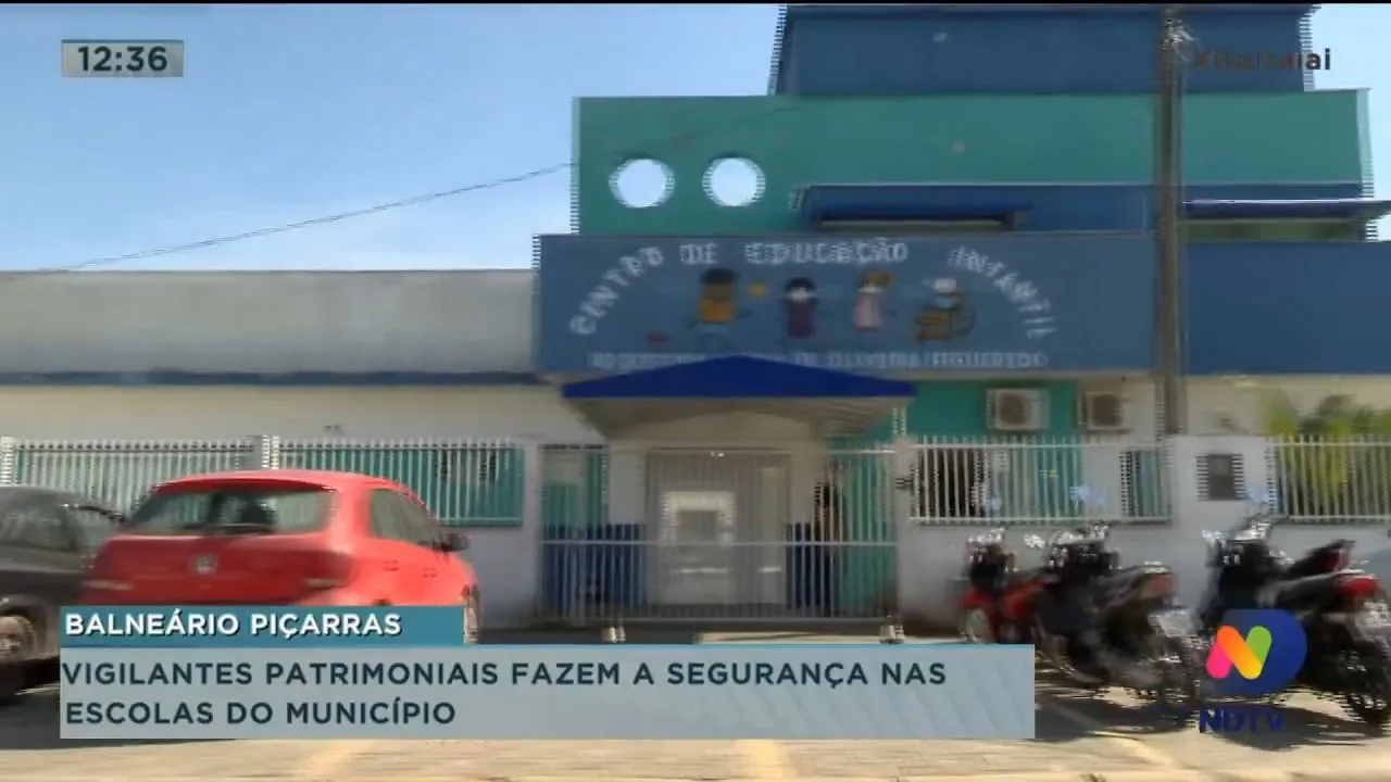 Vigilantes patrimoniais fazem a segurança nas escolas de Balneário Piçarras
