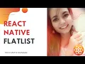 React Native FlatList Num Column Key Extractor Horizontal Vertical Scroll Indicators