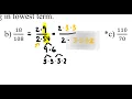Chapter 1 Skills Check Objective 3 Reducing Fractions to Lowest Terms