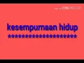 Kesempurnaan hidup
