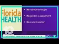 Florida Department of Health issues gender-affirming guidance for children teens
