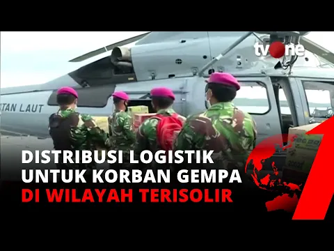 Menggunakan Helikopter, Pendistribusian Logistik Untuk Korban Gempa di Wilayah Terisolir | tvOne