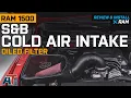 2019-2020 RAM 1500 S B Cold Air Intake w Oiled Cleanable Cotton Filter Review Install