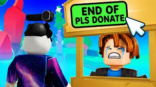 THE END OF PLS DONATE - FIRST ENGLISH STREAM