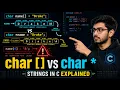 char char Pointers String Storage Explained Simple