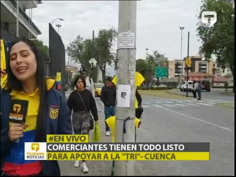 Comerciantes tienen todo listo para apoyar a la Tri - Cuenca