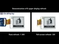FAST REFRESH and FULL REFRESH of 1 54 inch e-paper display GDEY0154D67