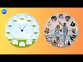 How to Make a Clock Photo Collage Template in Canva Etsy Printable Tutorial