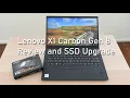 Lenovo Thinkpad X1 Carbon Gen 8 Review and SSD Upgrade