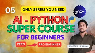 5 PYTHON FULL COURSE FOR BEGINNERS AI FOR BEGINNERS How to Use Integer Float Data Type in Python