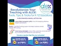 Revolutionize Your Teaching with ALEX Tools Tips Tricks for K-12 Educators June 10 2025