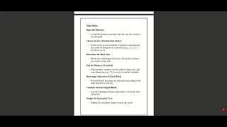 C PROGRAM TO ENCRYPT A GIVEN TEXT USING BLOCK TRANSPOSITION ALGORITHM