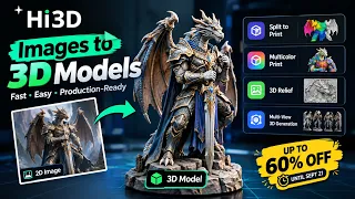 This AI Turns Images Into Production-Ready 3D Models | Hi3D AI