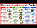 Learn ALL Verb Tenses in English Past tense Present tense Future tense