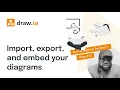 Import export and embed your diagrams draw io Beginner Academy -
