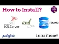 How to Install SQL Server and SSMS in Tamil SQL Tutorial Microsoft SQL Server