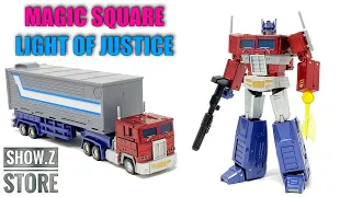 Download Magic Square MS B18X+ Light of Justice Optimus Prime Metallic 2.0 Version Review MP3